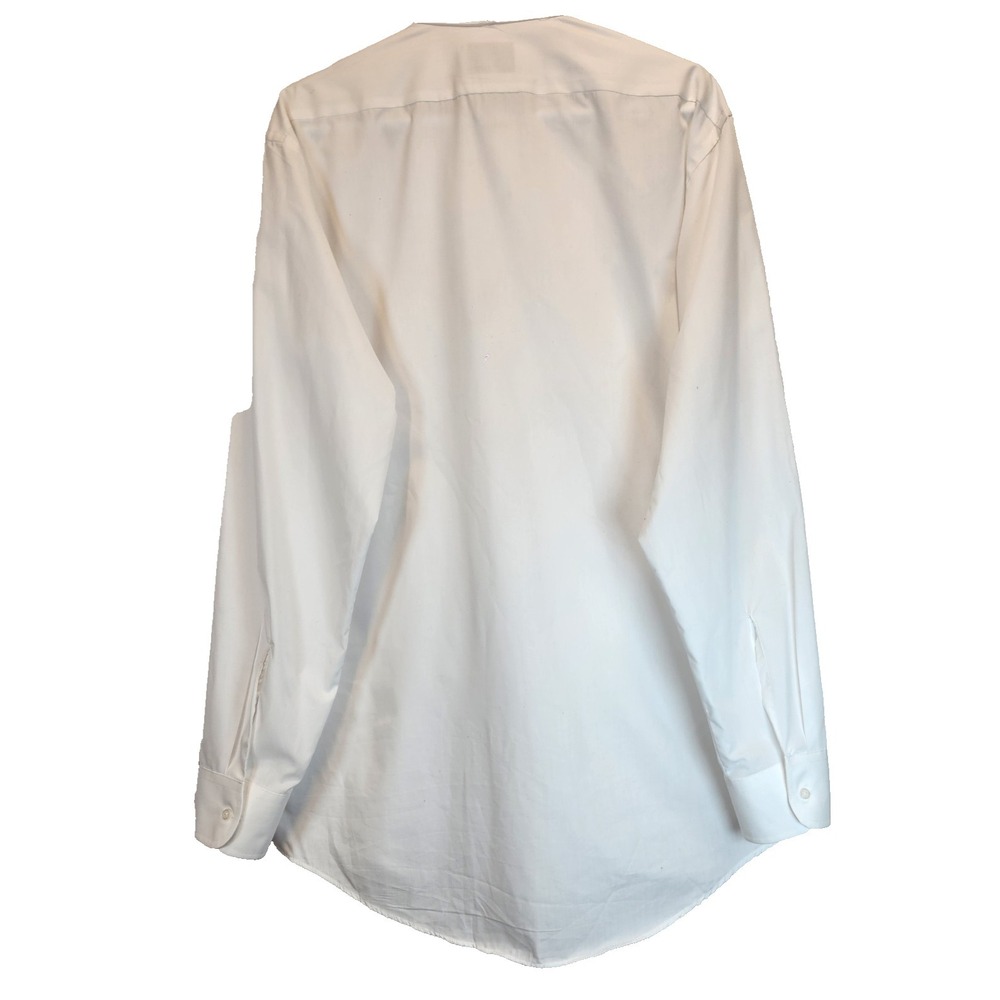 Neil Allyn Men`s Shirt Size L - 36/37 White Formal Tuxedo Pleated Front - Picture 2 of 7
